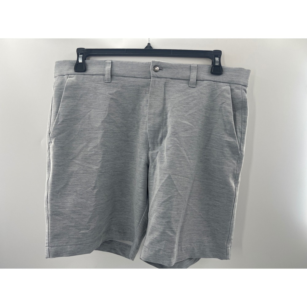 Callaway Mens Heathered Gray Performance Golf Shorts Size 36 Stretch Flat Front